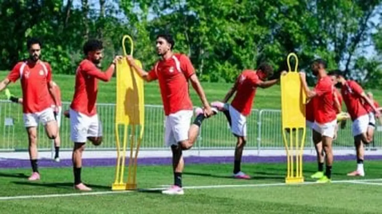 منتخب مصر يستعد لمواجهة بلجيكا في كأس العالم اليوم